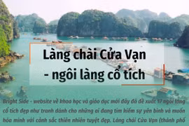 [Infographics] Làng chài Cửa Vạn - ngôi làng cổ tích đẹp như tranh