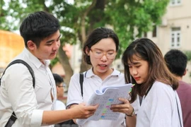 Thí sinh dự thi Tốt nghiệp Trung học phổ thông. (Ảnh: PV/Vietnam+)