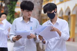 Thí sinh dự thi tốt nghiệp trung học phổ thông năm 2023. (Ảnh: Hoài Nam/Vietnam+)