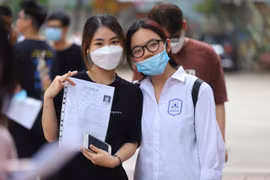 Thí sinh dự thi tốt nghiệp trung học phổ thông năm 2022. (Ảnh: PV/Vietnam+)