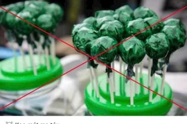 Hình ảnh cảnh báo được giáo viên gửi tới phụ huynh. (Ảnh: PV/Vietnam+)