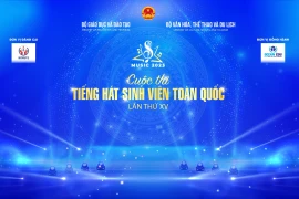 Đây là năm thứ 15 Bộ Giáo dục và Đào tạo tổ chức cuộc thi Tiêng hát sinh viên toàn quốc. (Ảnh: PV/Vietnam+)