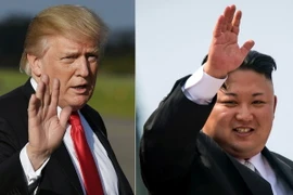 Tổng thống Mỹ Donald Trump và nhà lãnh đạo Triều Tiên Kim Jong-un. (Nguồn: AFP/TTXVN)