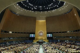 Một phiên họp của Đại Hội đồng Liên hợp quốc ở New York, Mỹ. (Ảnh: THX/TTXVN)