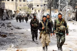 Binh sỹ quân đội Syria. (Nguồn: THX/TTXVN)