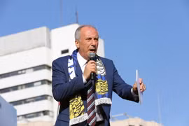 Ứng cử viên đối lập chính trong cuộc chạy đua tranh chức Tổng thống Thổ Nhĩ Kỳ, ông Muharrem Ince. (nguồn: THX/TTXVN)