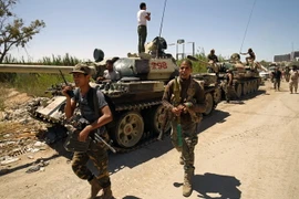 Lực lượng LNA do tướng Khalifa Haftar chỉ huy. (Nguồn: AFP/TTXVN)