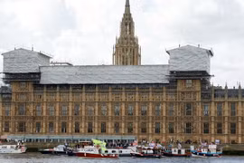  Quang cảnh tòa nhà Quốc hội Anh ở London ngày 12/6. (Nguồn: AFP/TTXVN)