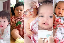 “Ngũ long công chúa” chào đời vào năm 2018 của showbiz Việt 