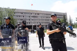 Cảnh sát Thổ Nhĩ Kỳ. (Nguồn: AFP/TTXVN)