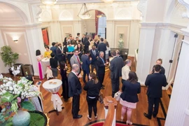 Toàn cảnh buổi tiếp tân. (Ảnh: Đoàn Hùng/Vietnam+)