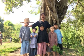 Hình ảnh hậu trường của tập phim ''Cậu bé thông minh''.