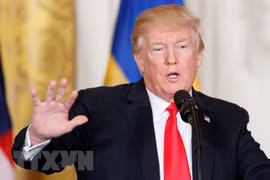 Tổng thống Mỹ Donald Trump. (Nguồn: THX/TTXVN)