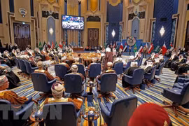 Toàn cảnh Hội nghị thượng đỉnh thường niên GCC ở Kuwait ngày 5/12/2017. (Nguồn: AFP/TTXVN)