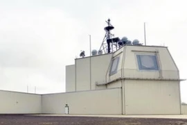 Hệ thống lá chắn tên lửa đặt trên mặt đất (Aegis Ashore). (Ảnh: Kyodo/TTXVN)