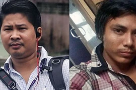 Phóng viên Wa Lone (phải) và Kyaw Soe Oo. (Nguồn: rfa.org)