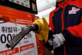 Một cây xăng ở Seoul, Hàn Quốc. (Nguồn: Reuters)