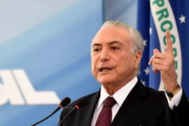 Tổng thống Brazil Michel Temer. (Nguồn: EPA/TTXVN)