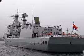 Tàu chiến Trung Quốc. (Nguồn: Sputnik)