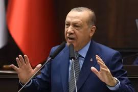 Tổng thống Thổ Nhĩ Kỳ Recep Tayyip Erdogan. (Nguồn: AFP/TTXVN)