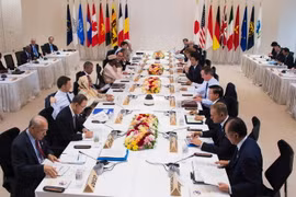 Các nhà lãnh đạo G7 trong một cuộc đối thoại. (Ảnh minh họa. Nguồn: AFP/TTXVN)
