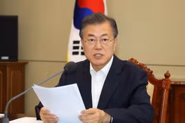 Tổng thống Moon Jae-in. (Nguồn: Yonhap/TTXVN)