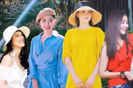 Thanh Hằng, Chi Pu và dàn sao Việt khoe vẻ ngọt ngào với váy áo rực rỡ