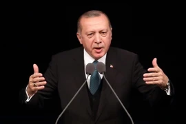 Tổng thống Thổ Nhĩ Kỳ Recep Tayyip Erdogan. (Nguồn: THX/TTXVN)
