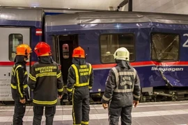 Lực lượng cứu hộ làm nhiệm vụ tại hiện trường một vụ tai nạn tàu hỏa ở Salzburg, Áo. (Ảnh minh họa. Nguồn: AP/TTXVN)