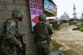 Binh sỹ quân đội Chính phủ Philippines. (Nguồn: AFP/TTXVN)