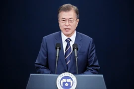 Tổng thống Moon Jae-in. (Nguồn: THX/TTXVN)