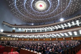 Kỳ họp thứ nhất Quốc hội Trung Quốc khóa XIII. (Nguồn: THX/TTXVN)
