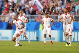 Các cầu thủ Serbia. (Nguồn: THX/TTXVN)
