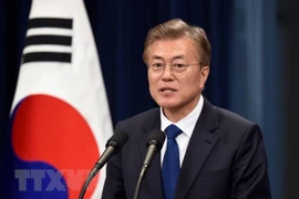 Tổng thống Hàn Quốc Moon Jae-in. (Nguồn: AFP/TTXVN)