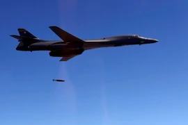 Máy bay ném bom B-1B của Mỹ. (Nguồn: EPA/TTXVN)