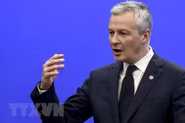  Bộ trưởng Tài chính Pháp Bruno Le Mair. (Nguồn: AFP/TTXVN)