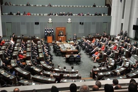 Toàn cảnh một phiên họp Quốc hội Australia tại Canberra. (Ảnh: AFP/TTXVN)