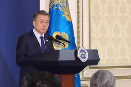 Tổng thống Moon Jae-in. (Nguồn: Yonhap/TTXVN)