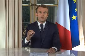 Tổng thống Pháp Emmanuel Macron. (Ảnh: AFP/TTXVN)