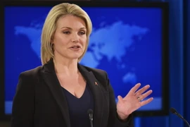 Người phát ngôn Bộ Ngoại giao Mỹ Heather Nauert. (Nguồn: AFP/TTXVN)