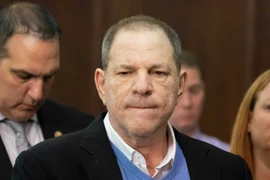 Nhà sản xuất điện ảnh Harvey Weinstein tại tòa hình sự Manhattan ở New York ngày 25/5. (Nguồn: AFP/TTXVN)