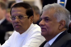 Tổng thống Sri Lanka Maithripala Sirisena (trái). (Ảnh: AFP/TTXVN)
