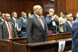  Cựu Tổng thống Nam Phi Jacob Zuma tại phiên tòa ở Durban ngày 8/6. (Nguồn: EPA-EFE/TTXVN)
