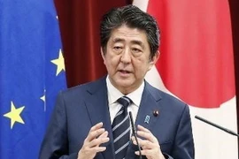 Thủ tướng Nhật Bản Shinzo Abe. (Ảnh: Kyodo/TTXVN)