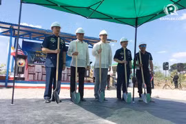 Quang cảnh lễ khởi công. (Nguồn: rappler.com)
