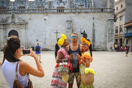 Khách du lịch Mỹ tại La Habana. (Nguồn: CNN)