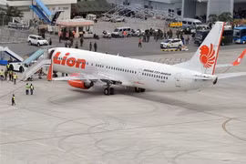 Máy bay của hãng hàng không Lion Air. (Ảnh: AFP/TTXVN)