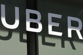 Biểu tượng Uber. (Nguồn: AFP/TTXVN)
