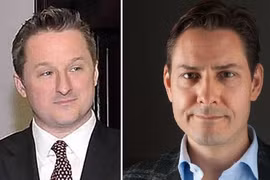 Ông Michael Spavor (trái) và Michael Kovrig. (Nguồn: AFP)