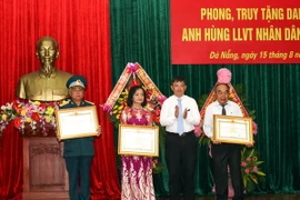 Quang cảnh buổi lễ. (Ảnh: Trần Lê Lâm/TTXVN)
